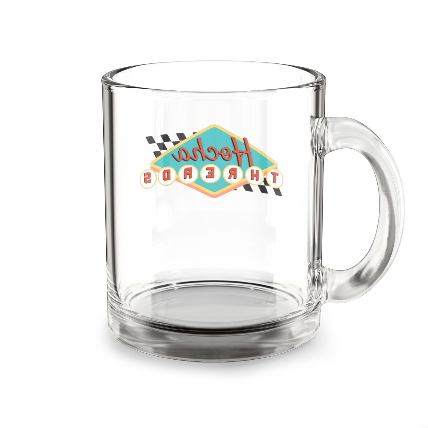 Retro Diner Glass Mug