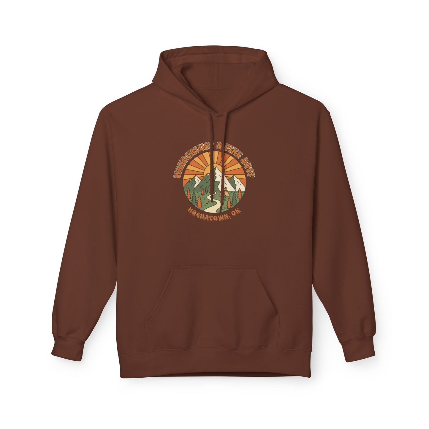 Wanderlust + Pine Dust Adult Unisex Hoodie