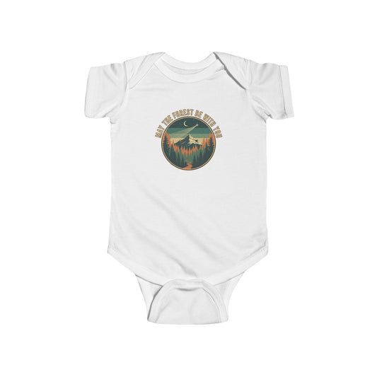 Nature-Inspired Infant Bodysuit with Adventure Design