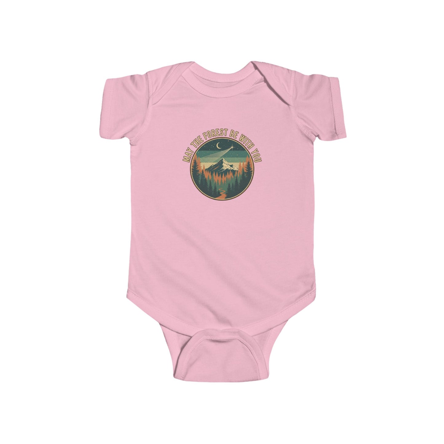 Nature-Inspired Infant Bodysuit with Adventure Design