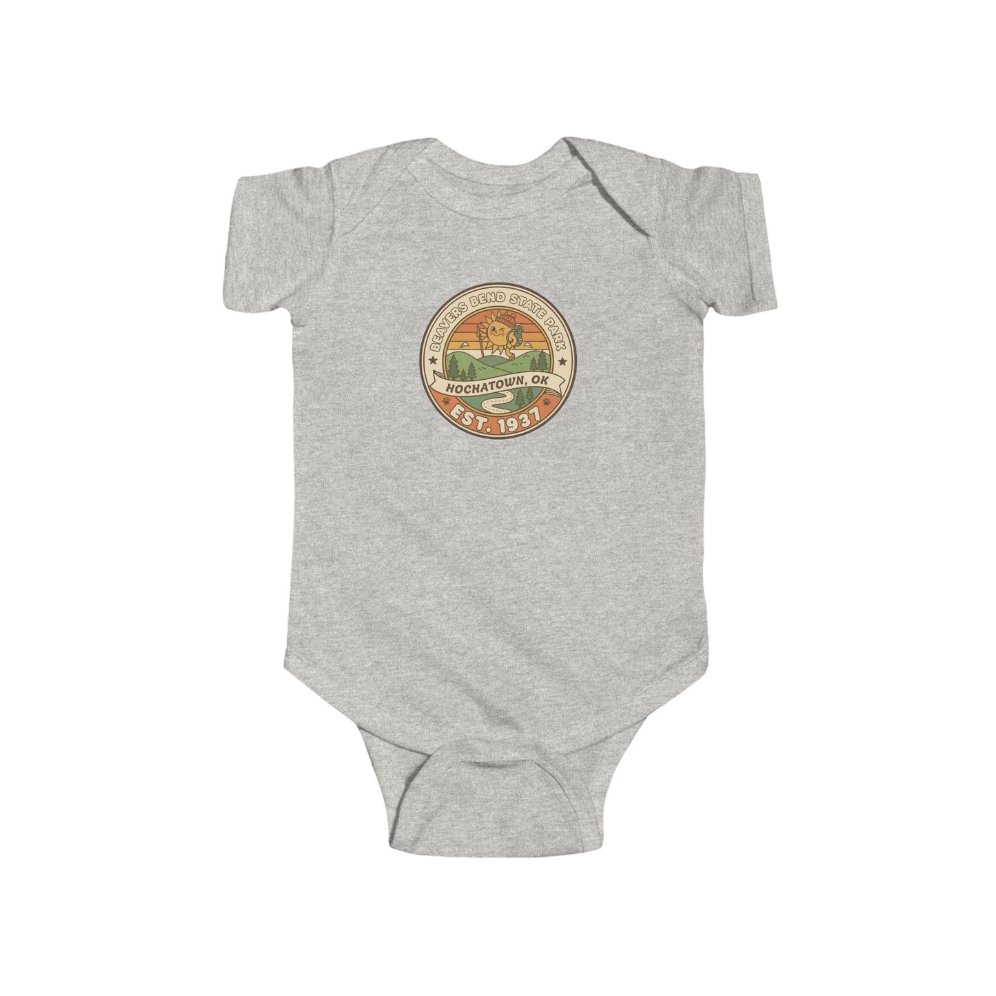 Vintage Beavers Bend State Park Infant Unisex Onesie