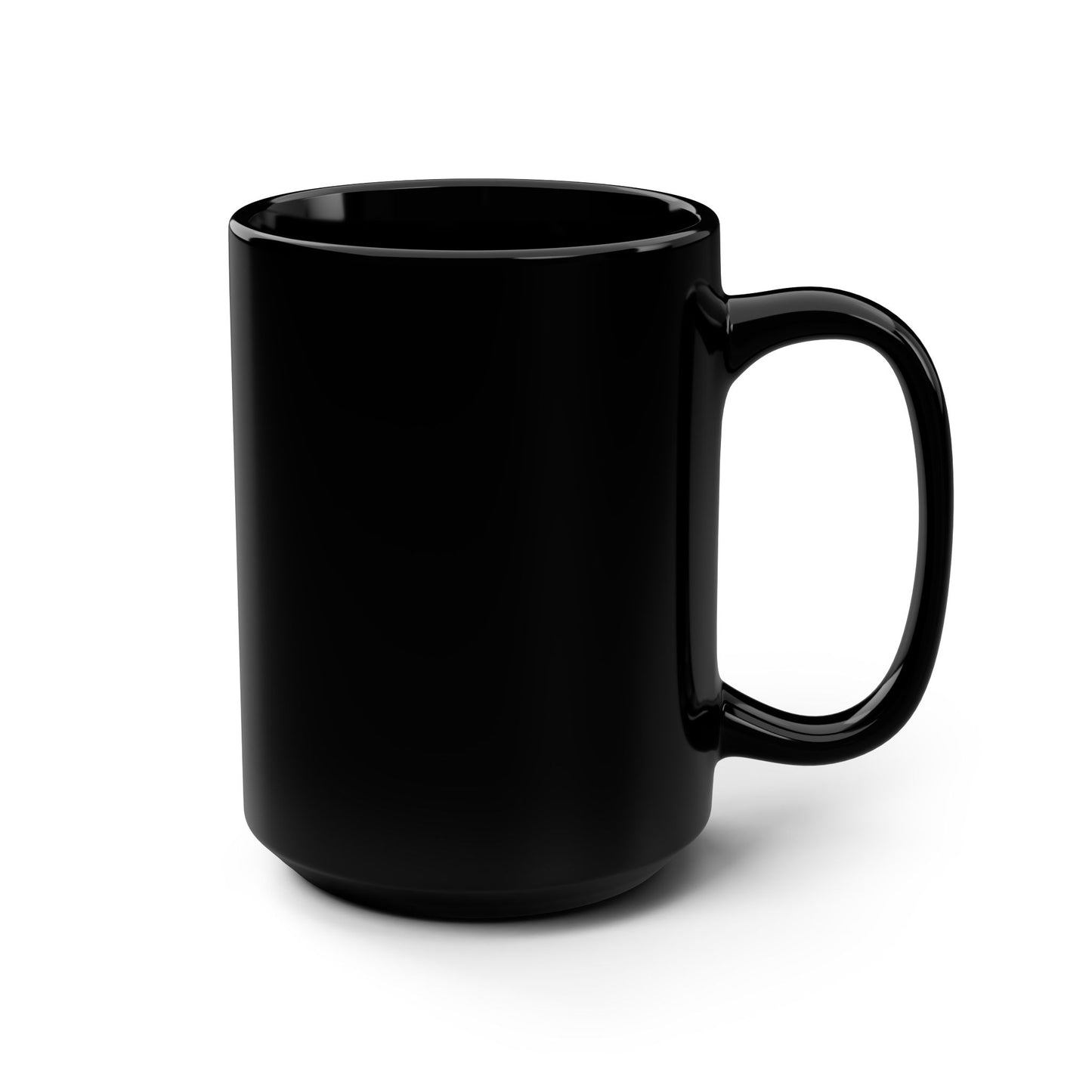 Take A Hike, Breathe (In The Air) Black Ceramic Mug