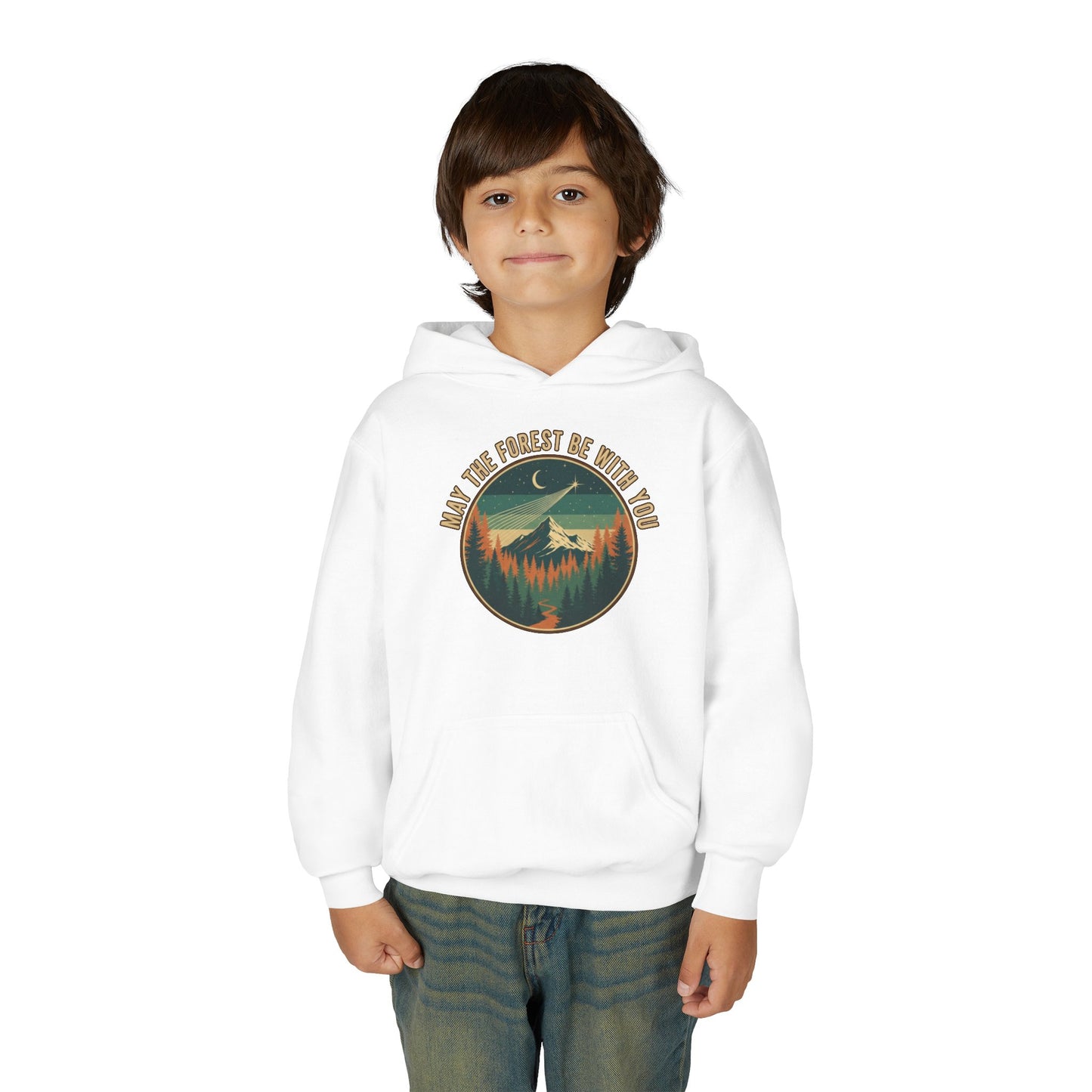 May The Forest Be With You Kids Unisex Hoodie