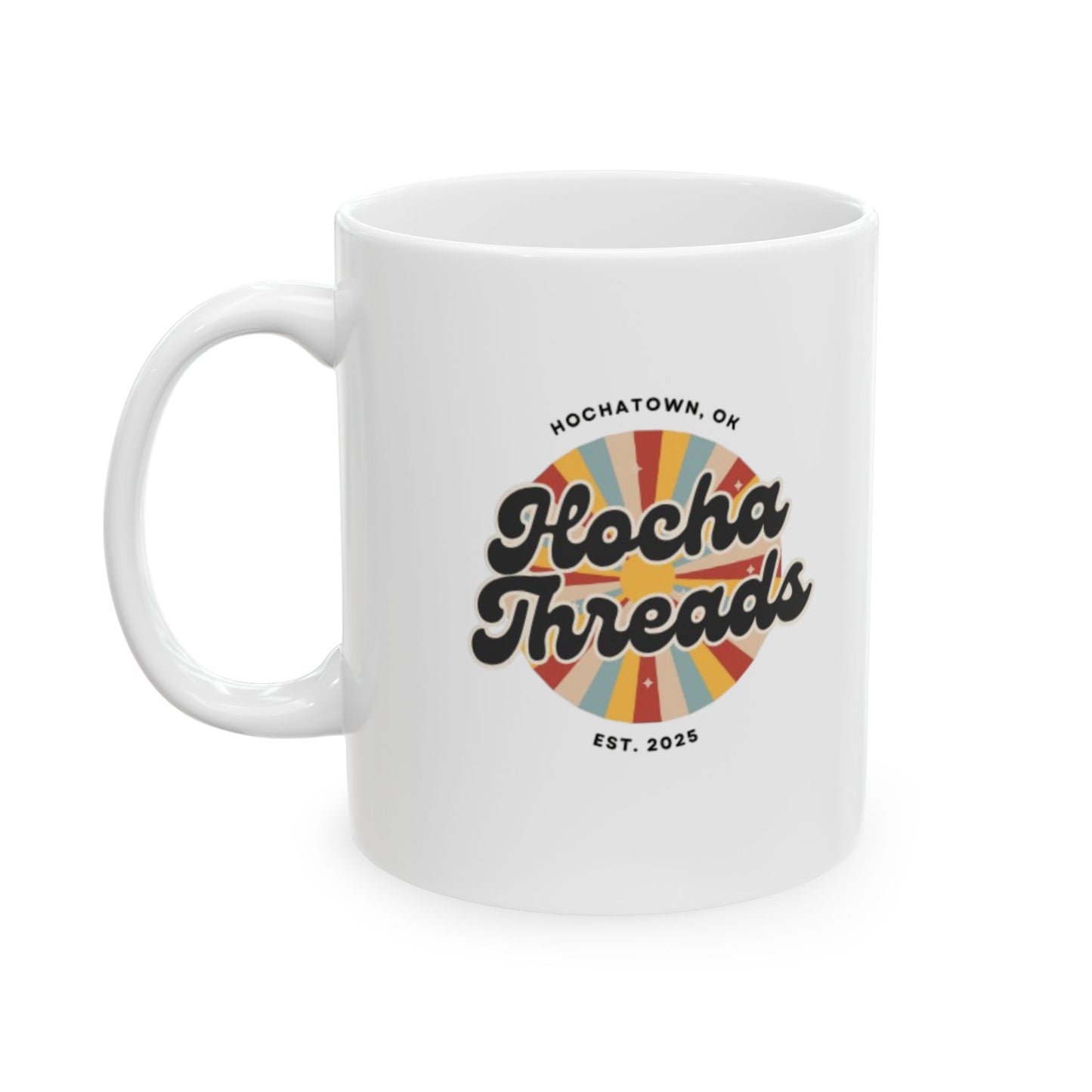 Retro HochaThreads Ceramic Mug