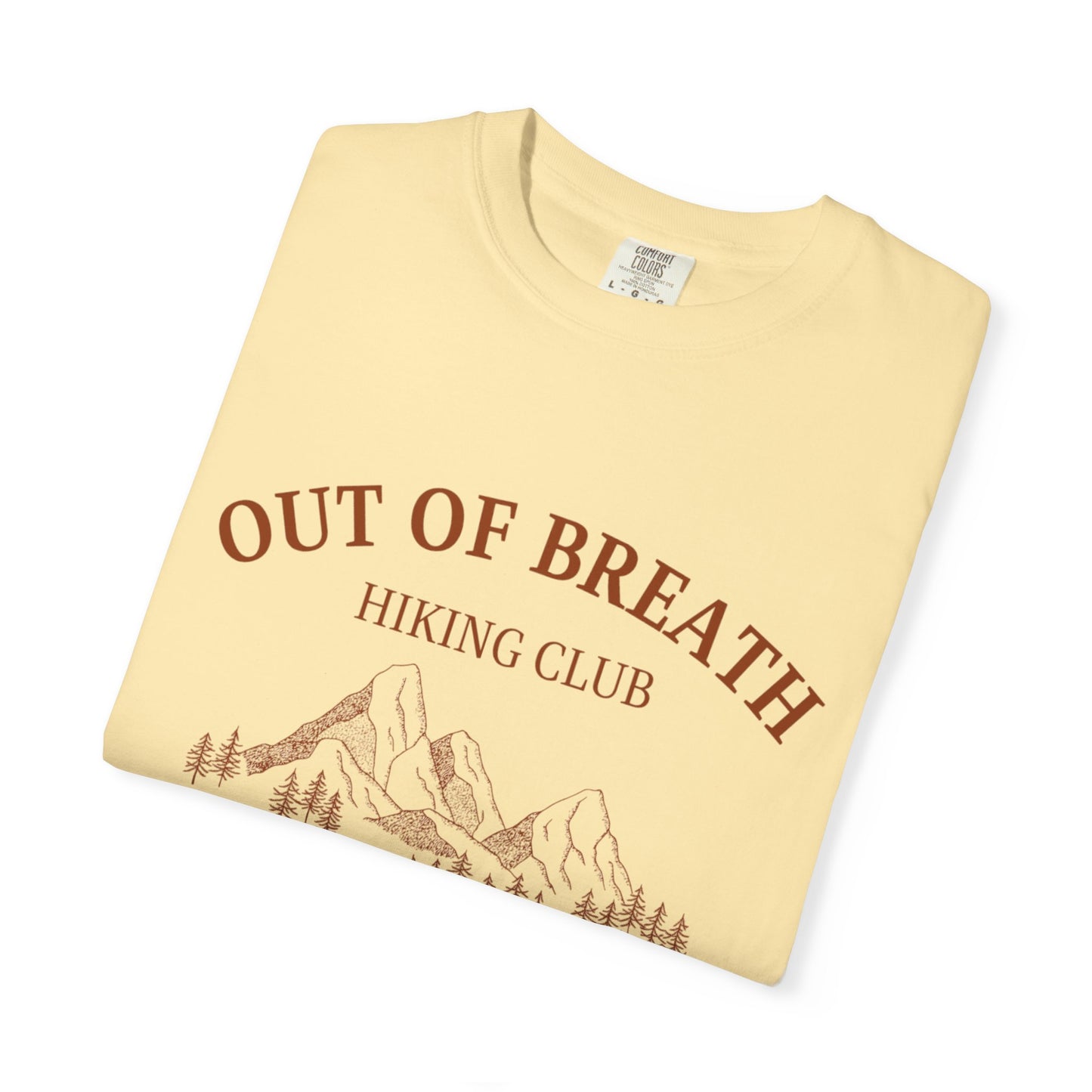 Out Of Breath Hiking Club Adult Unisex Tee