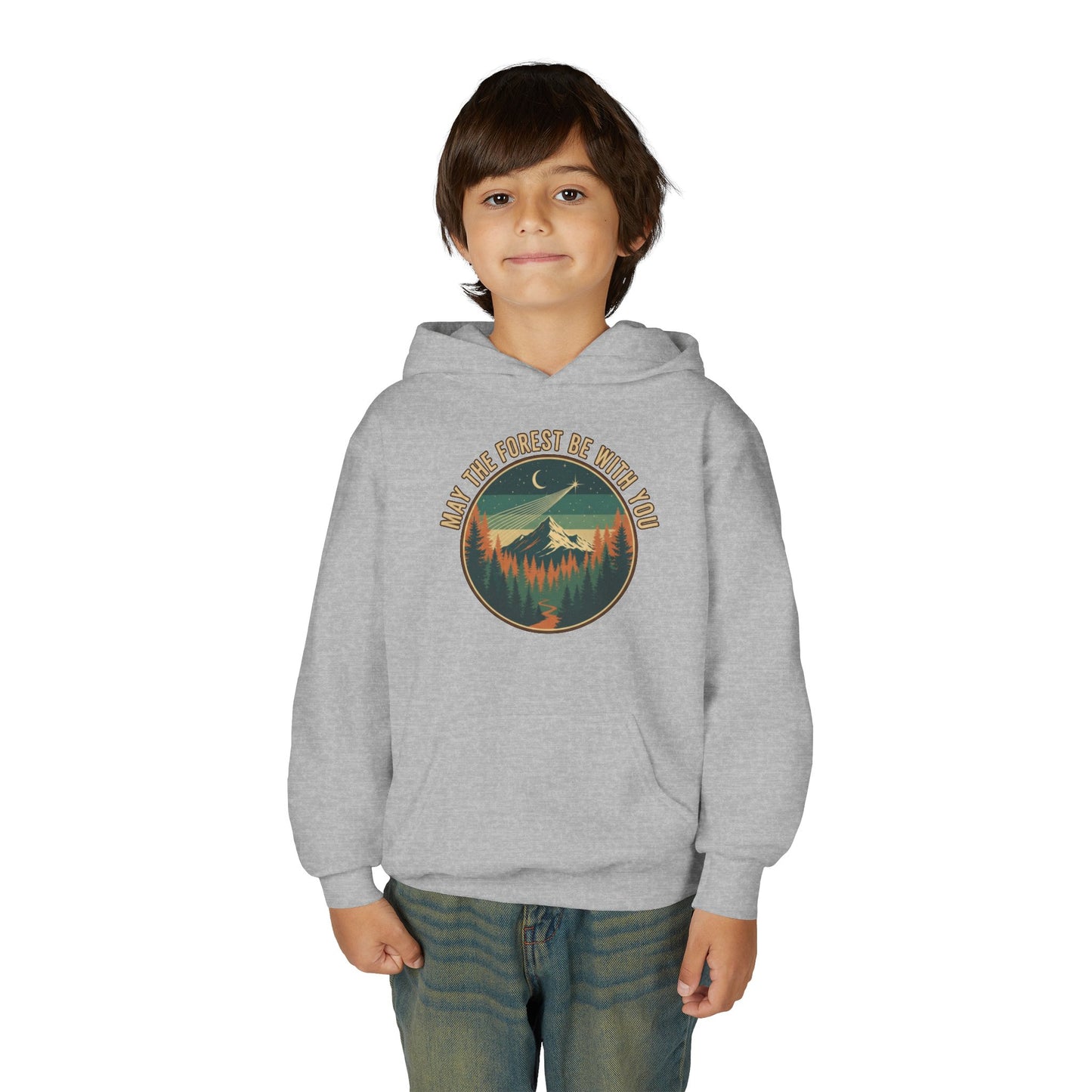 May The Forest Be With You Kids Unisex Hoodie