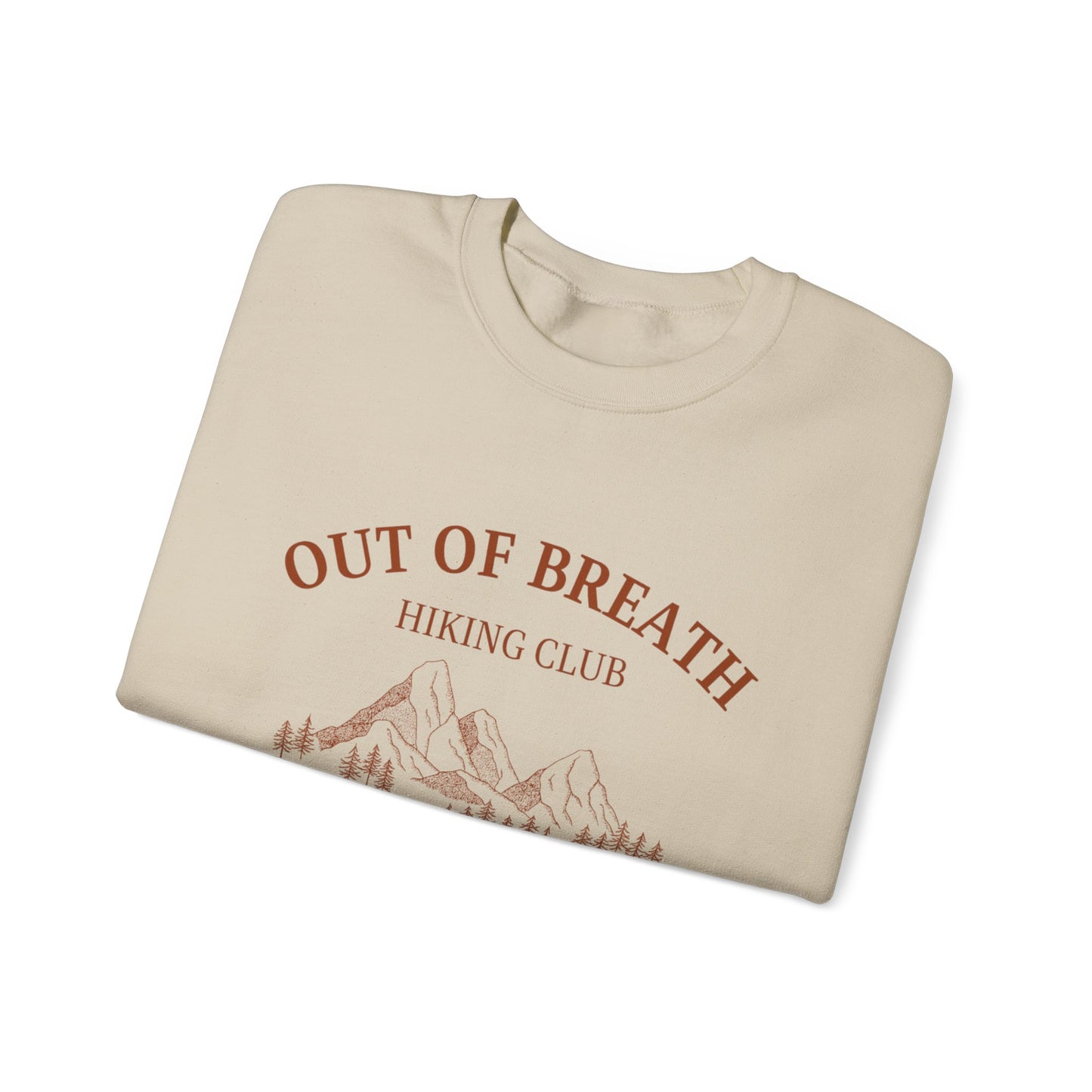 Out Of Breath Hiking Society Adult Unisex Sweatshirt
