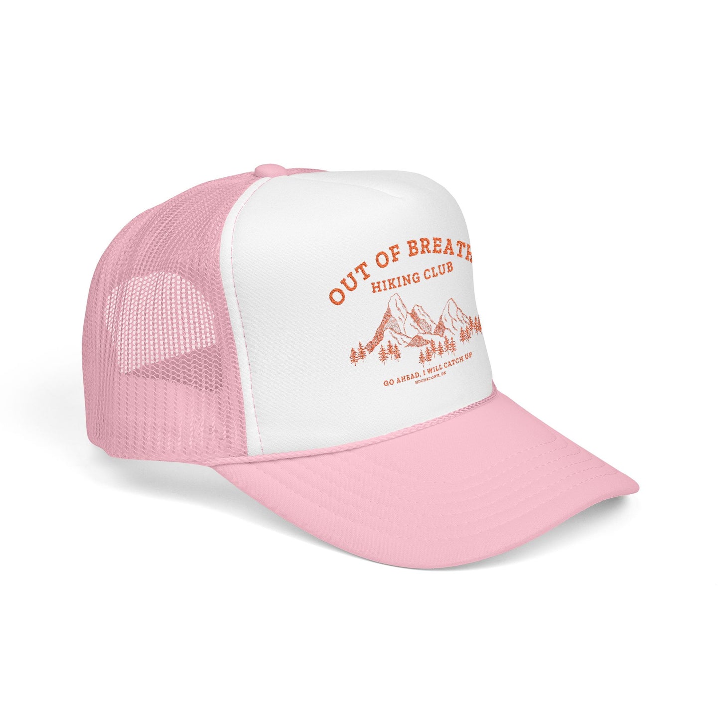 Out Of Breath Hiking Club Trucker Foam Hat