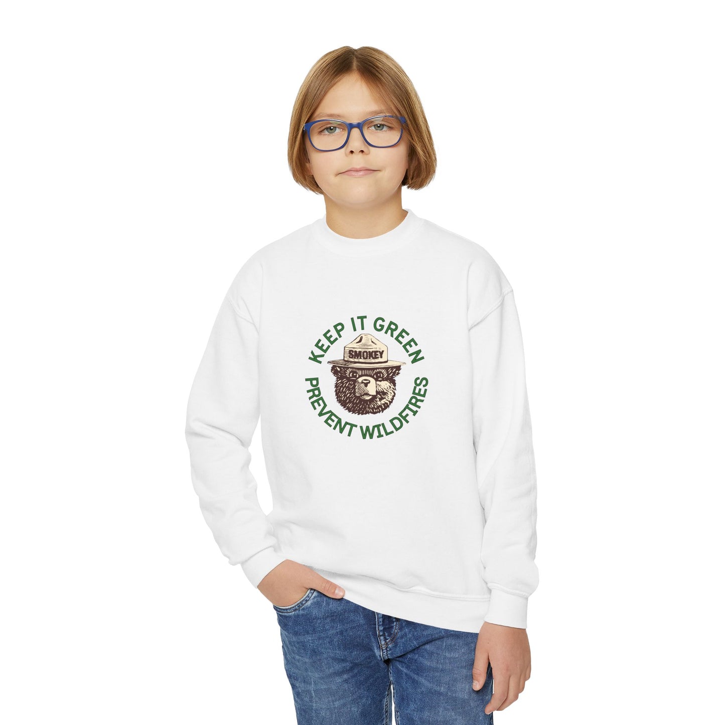 Keep It Green Kids Unisex Sweatshirt