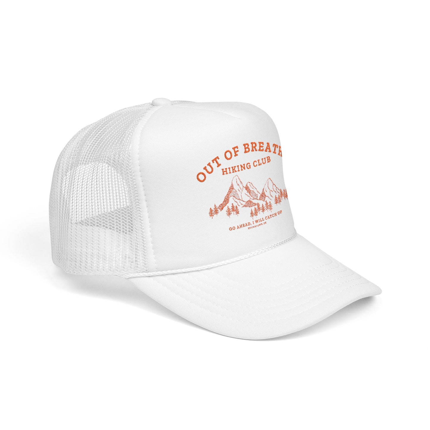 Out Of Breath Hiking Club Trucker Foam Hat
