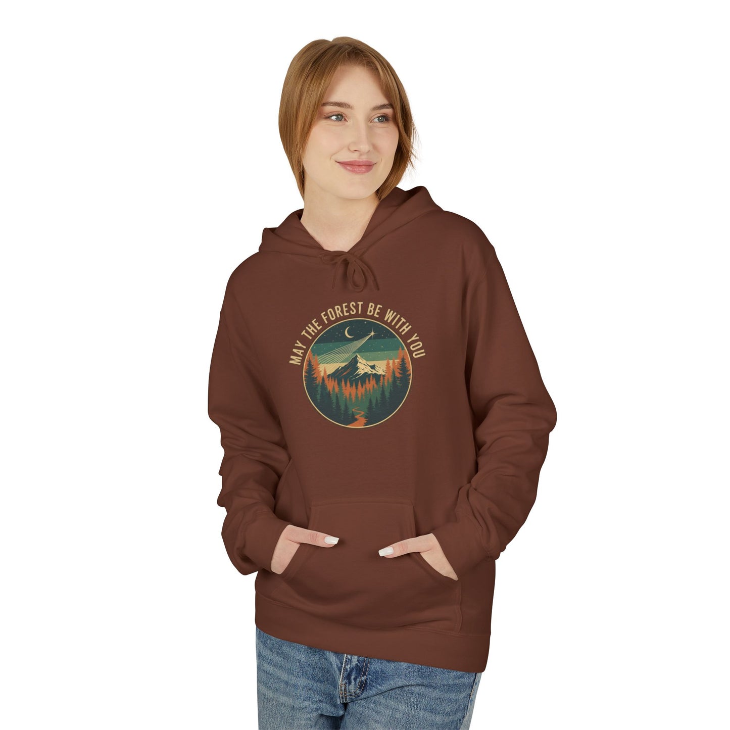 May The Forest Be With You Adult Unisex Hoodie