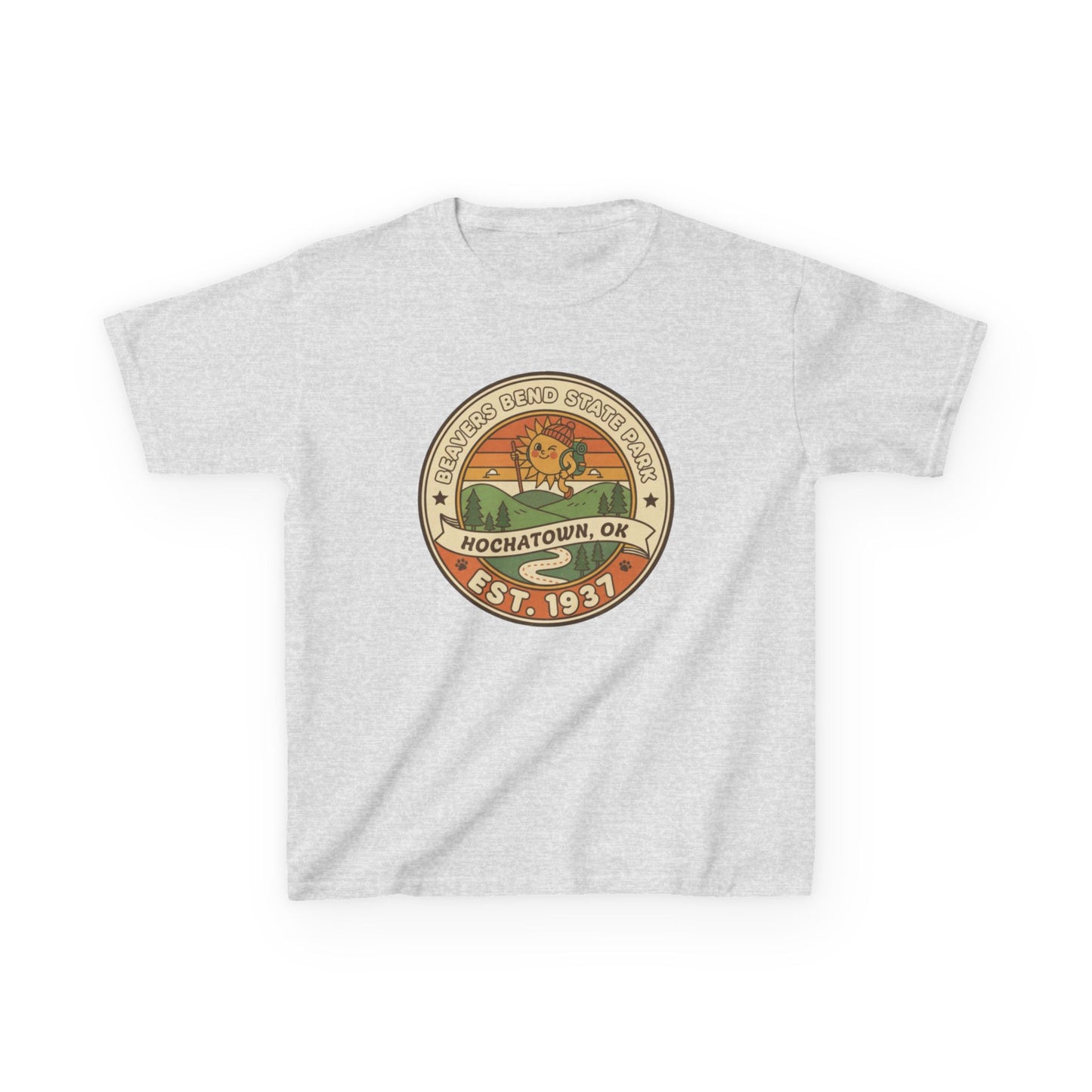 Vintage Beavers Bend State Park Kids Unisex Tee