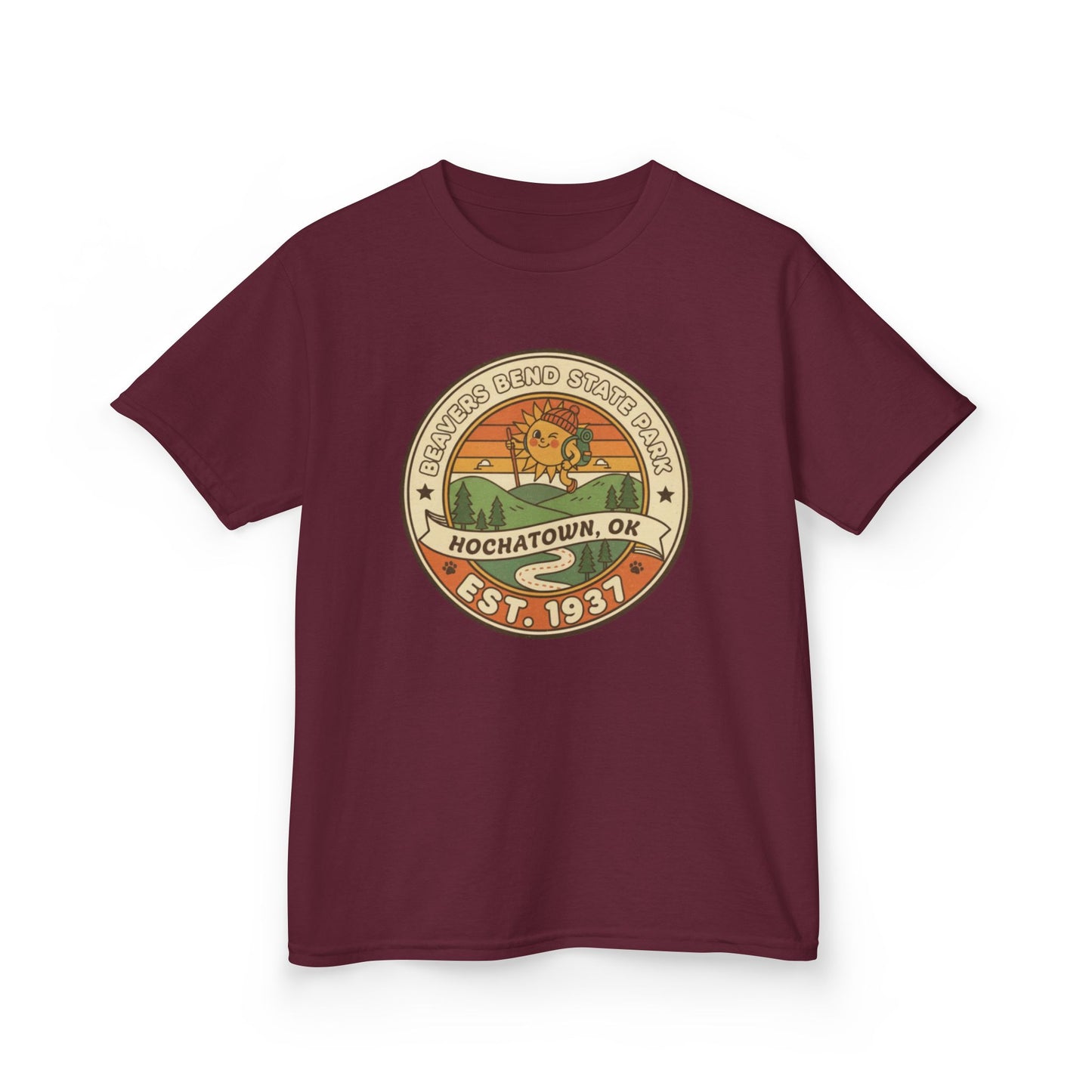 Vintage Beavers Bend State Park Kids Unisex Tee