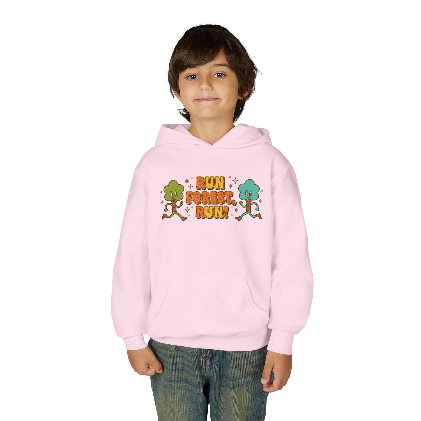 Run Forest Run Kids Unisex Hoodie