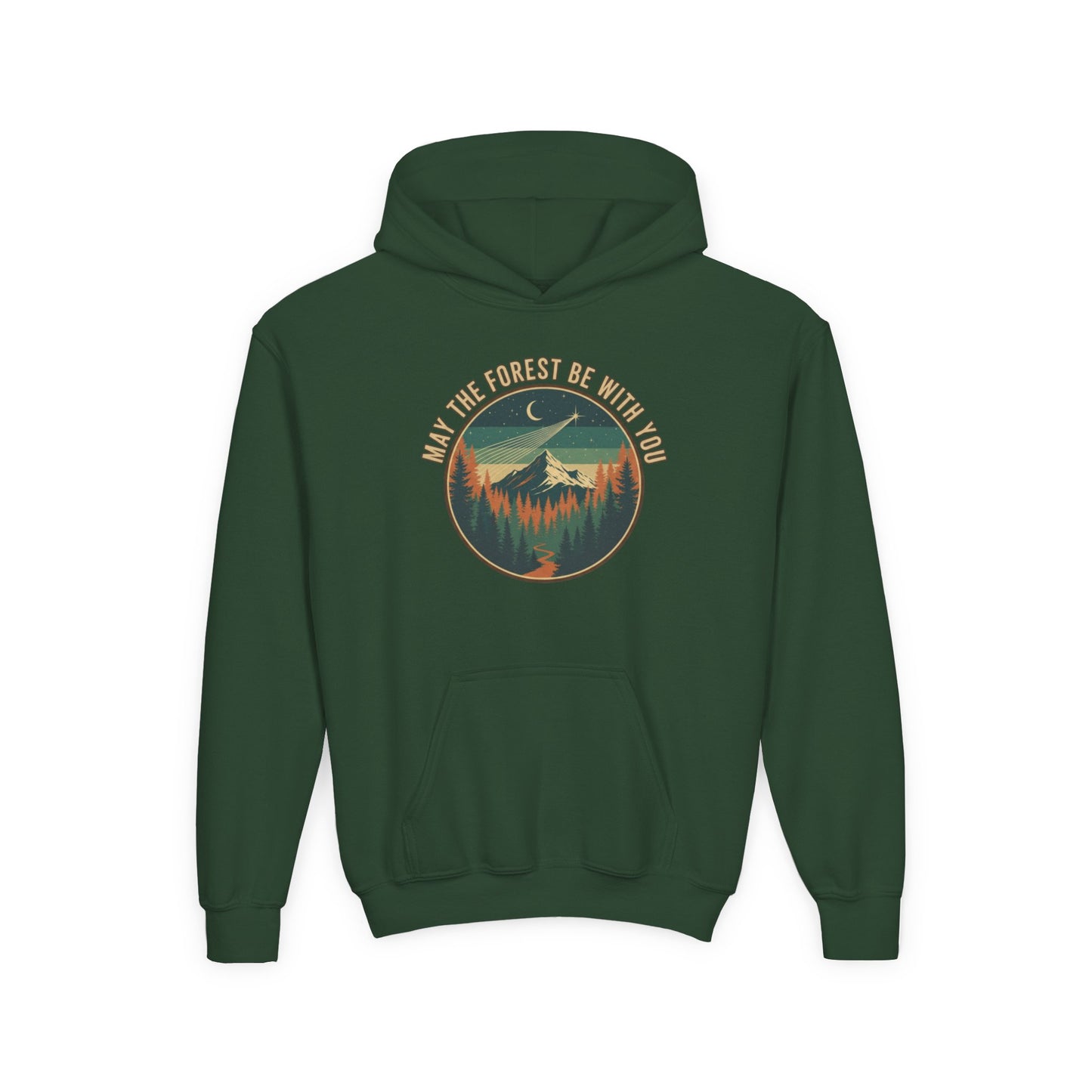 May The Forest Be With You Kids Unisex Hoodie
