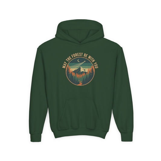 May The Forest Be With You Kids Unisex Hoodie