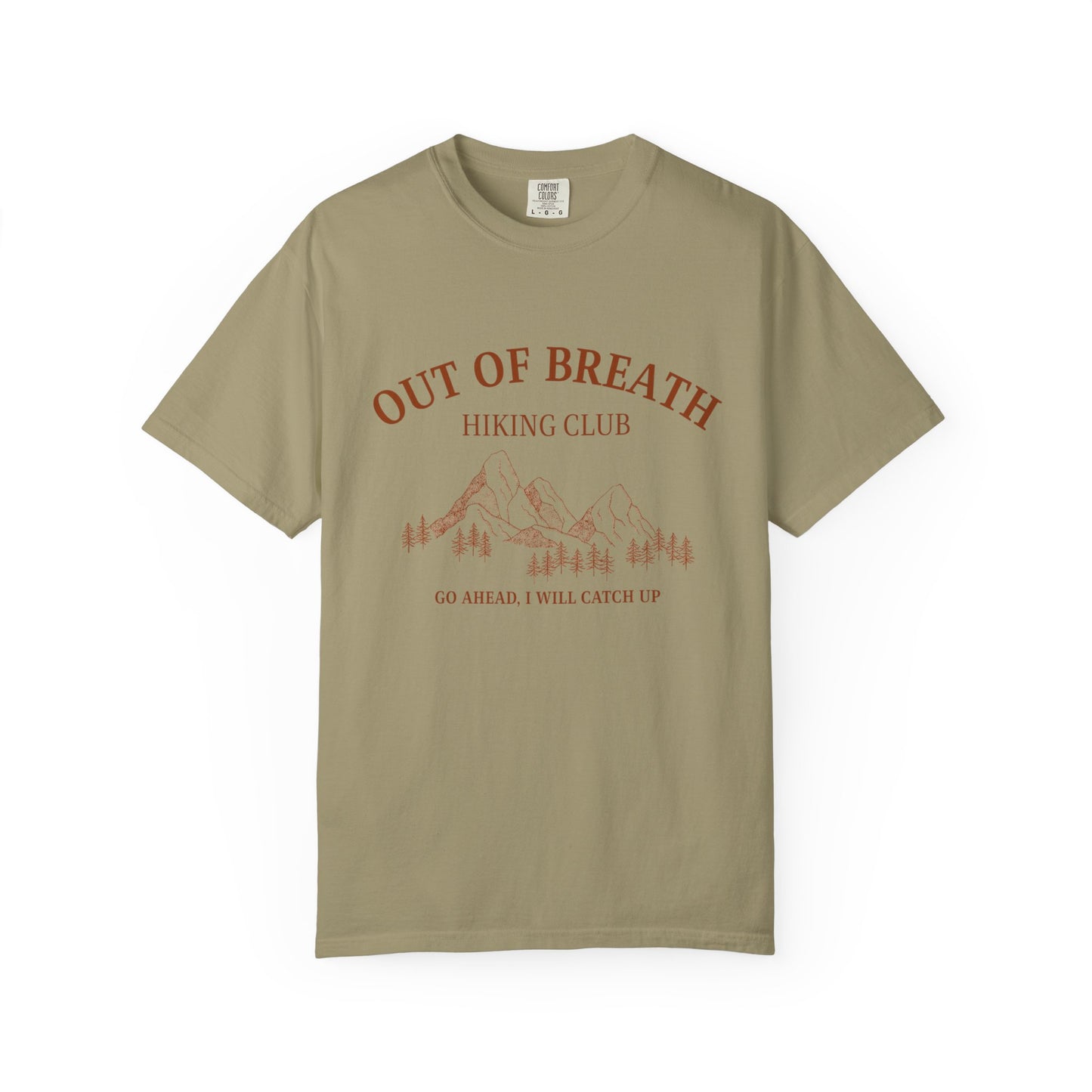 Out Of Breath Hiking Club Adult Unisex Tee