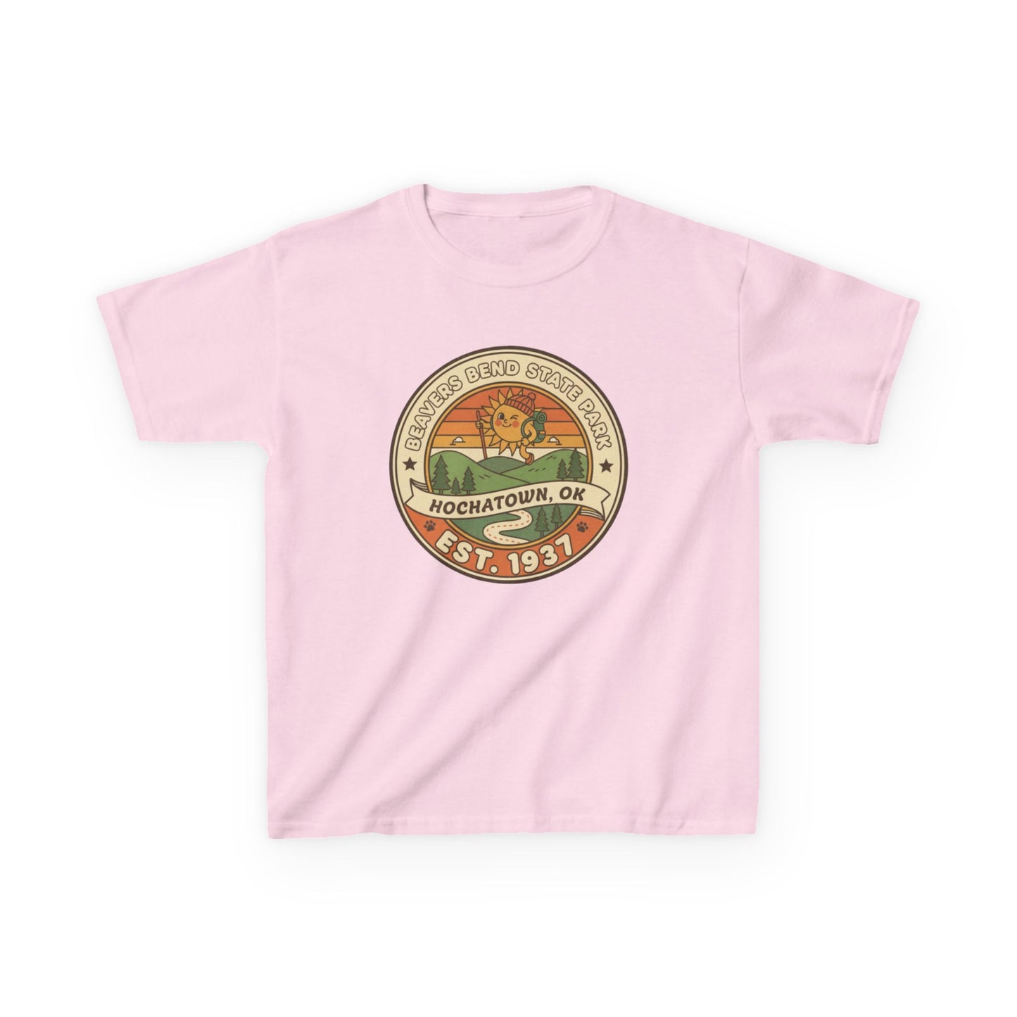 Vintage Beavers Bend State Park Kids Unisex Tee