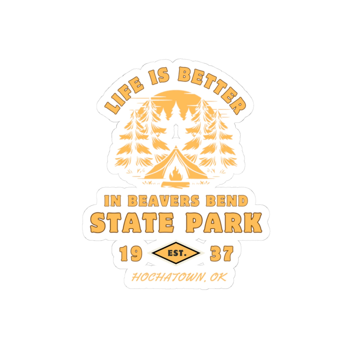 Life Is Better Kiss-Cut Decal Sticker