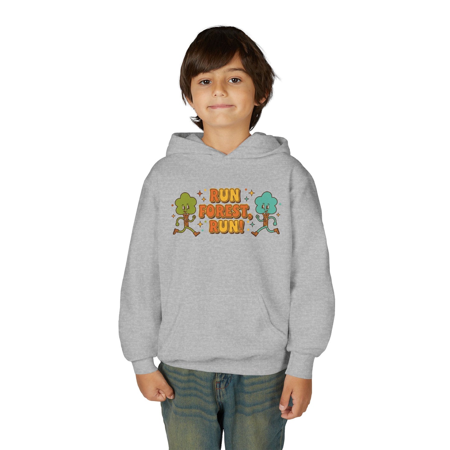 Run Forest Run Kids Unisex Hoodie