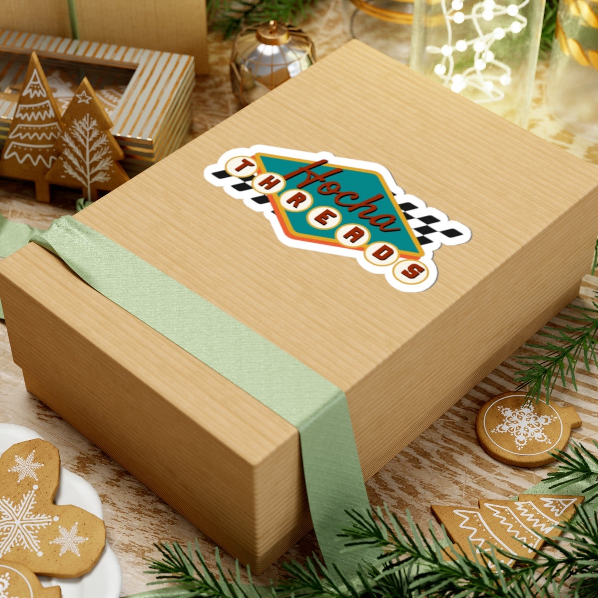 HochaThreads Diner Kiss-Cut Vinyl Decal