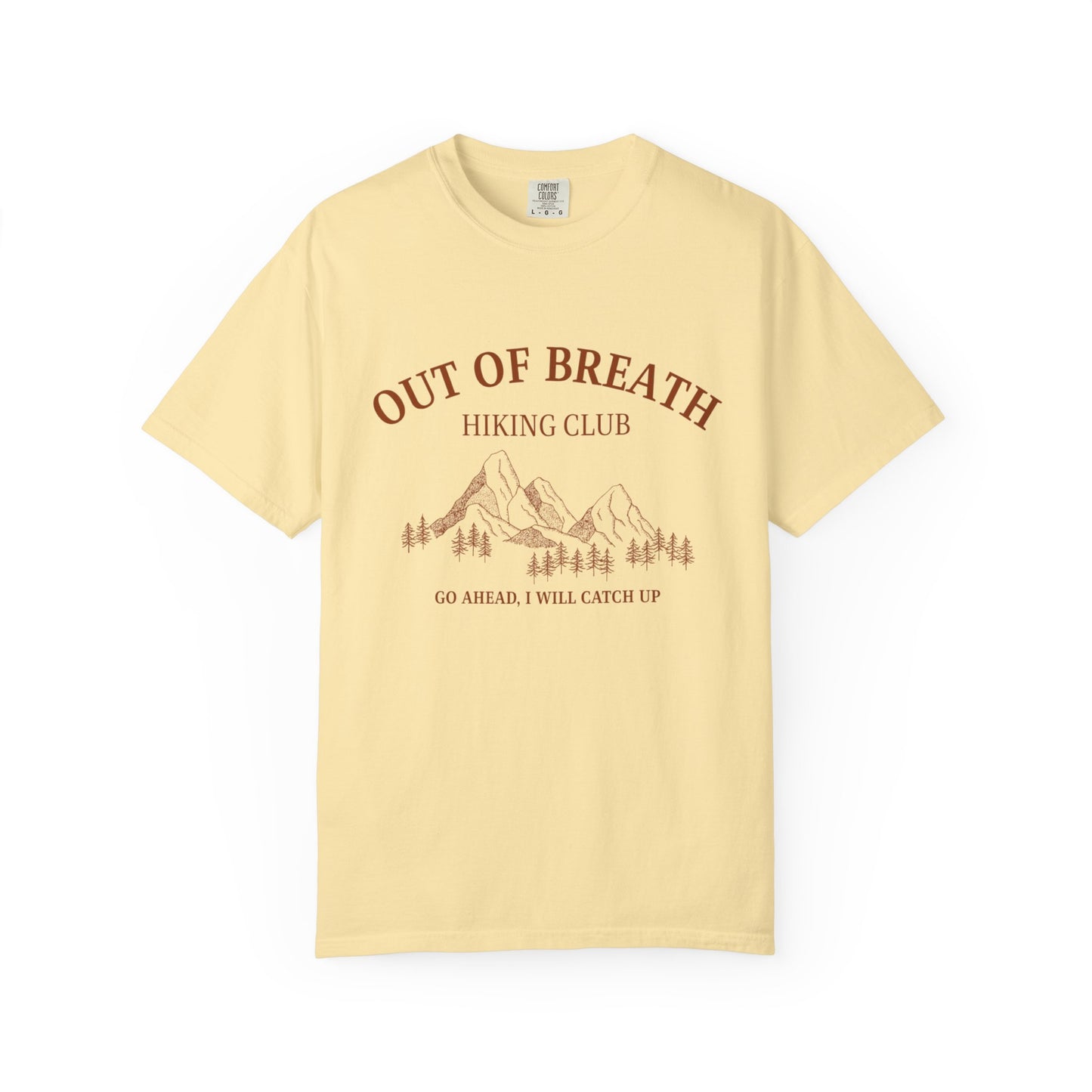 Out Of Breath Hiking Club Adult Unisex Tee