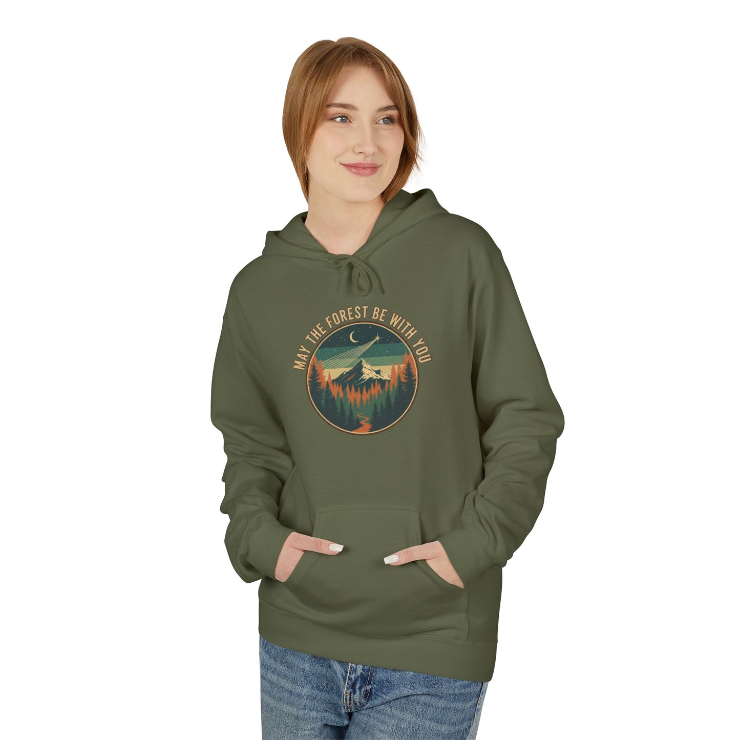 May The Forest Be With You Adult Unisex Hoodie