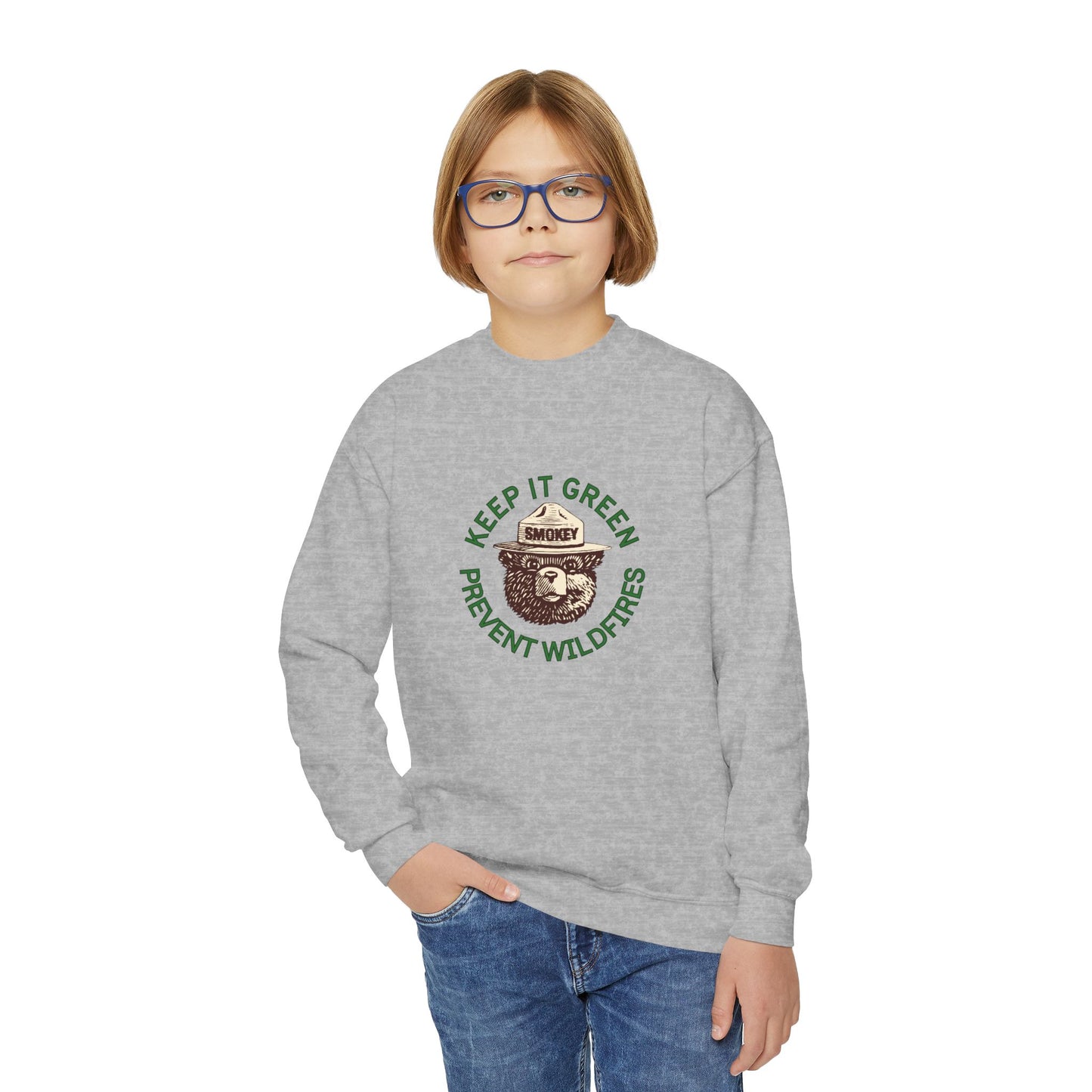 Keep It Green Kids Unisex Sweatshirt