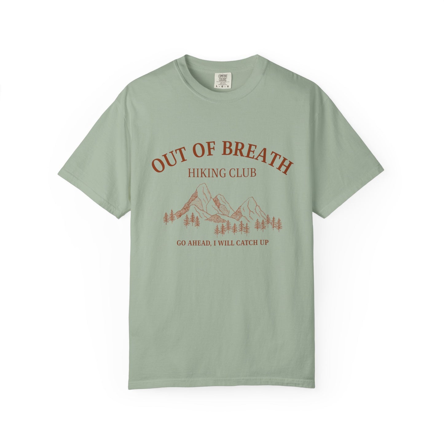 Out Of Breath Hiking Club Adult Unisex Tee