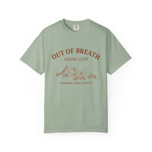 Out Of Breath Hiking Club Adult Unisex Tee