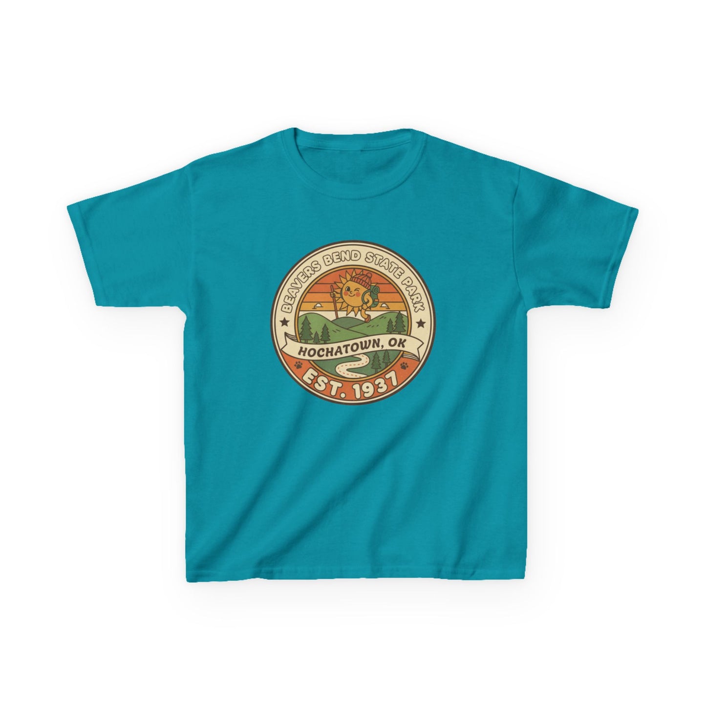 Vintage Beavers Bend State Park Kids Unisex Tee