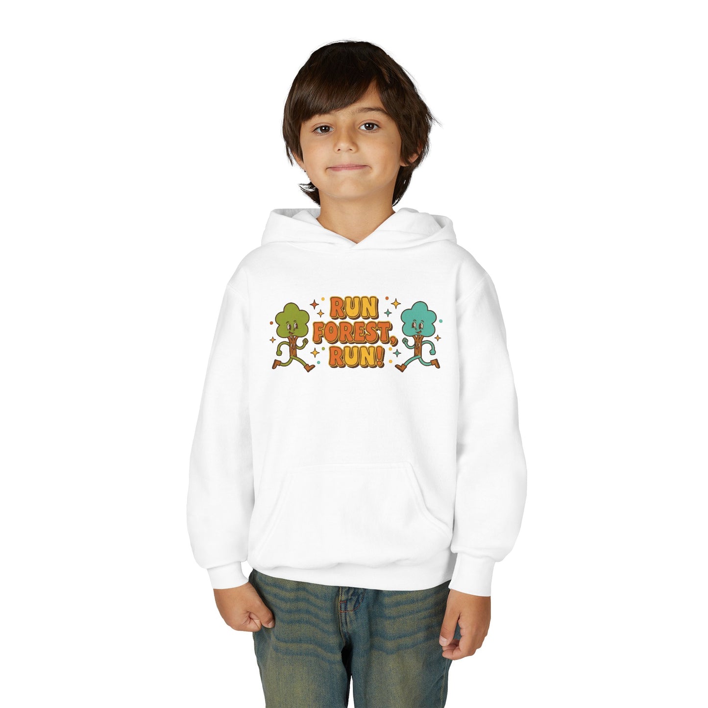 Run Forest Run Kids Unisex Hoodie