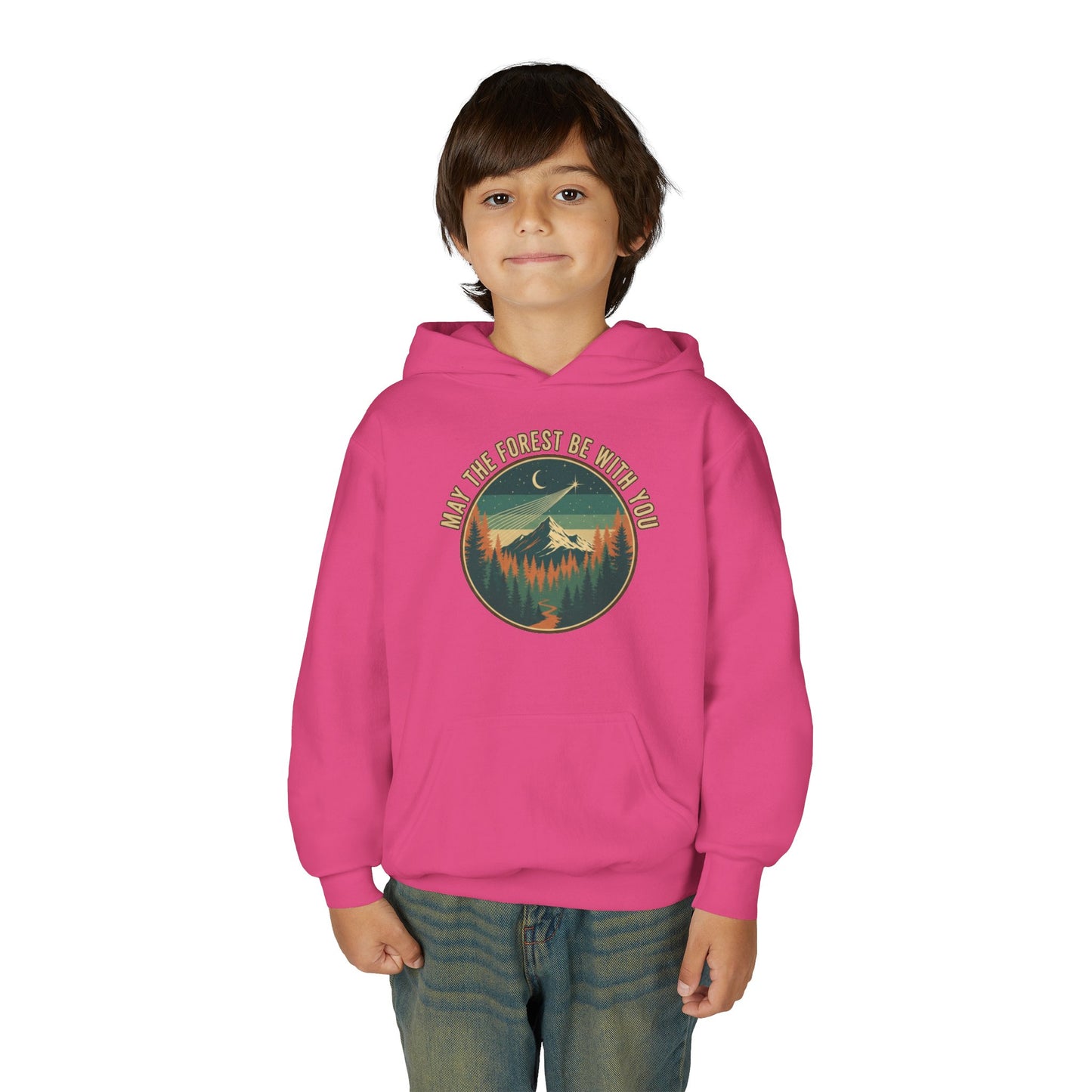 May The Forest Be With You Kids Unisex Hoodie
