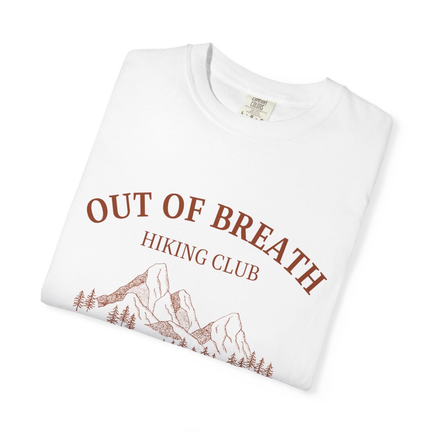 Out Of Breath Hiking Club Adult Unisex Tee
