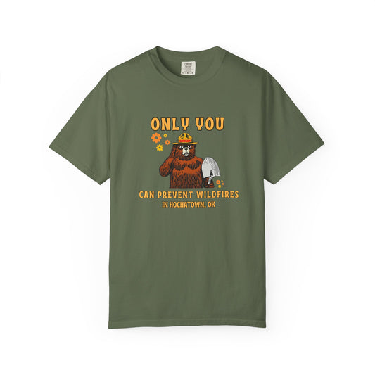 Only You Can Prevent Wildfires Adult Unisex Tee
