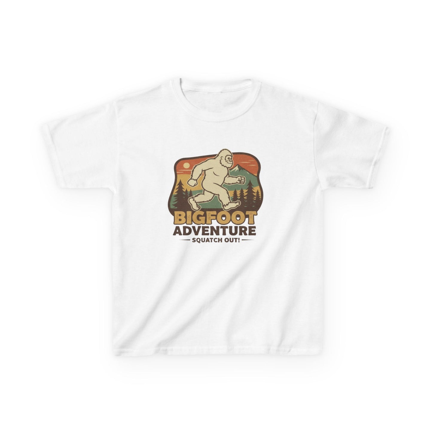 Bigfoot Adventure Kids Unisex Tee