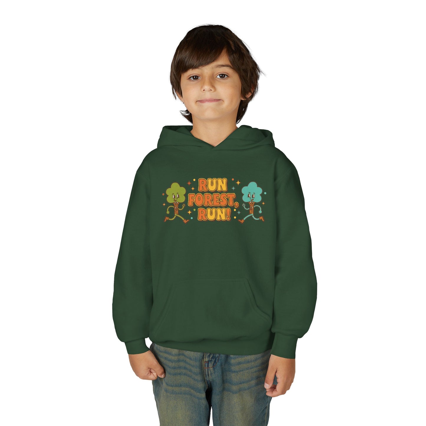 Run Forest Run Kids Unisex Hoodie