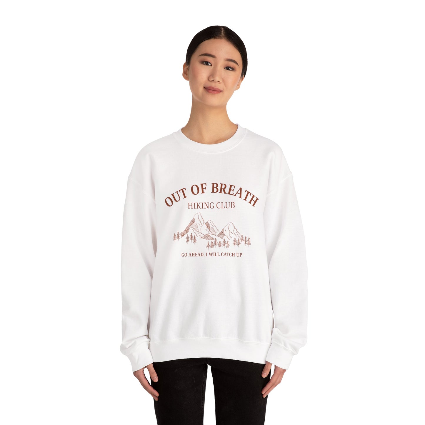Out Of Breath Hiking Society Adult Unisex Sweatshirt