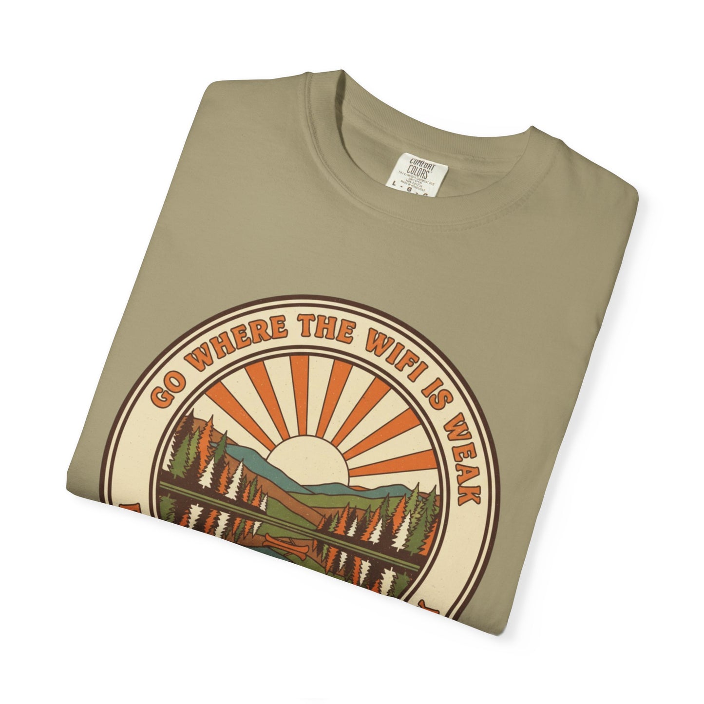 Go Where The Wifi Is Weak Adult Unisex Tee