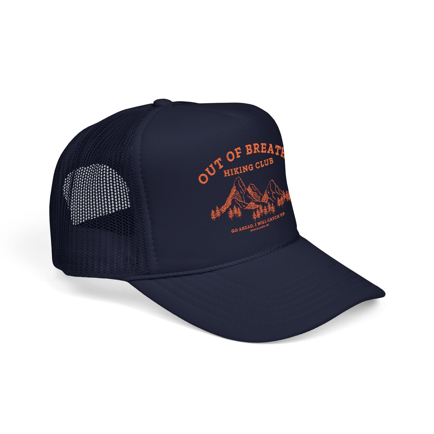 Out Of Breath Hiking Club Trucker Foam Hat