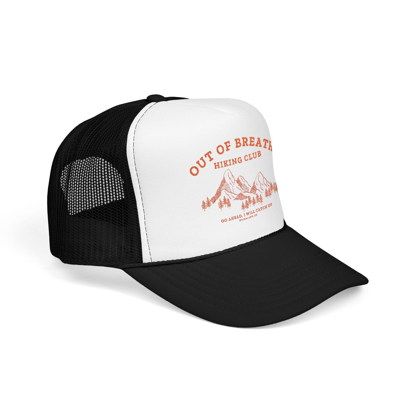 Out Of Breath Hiking Club Trucker Foam Hat