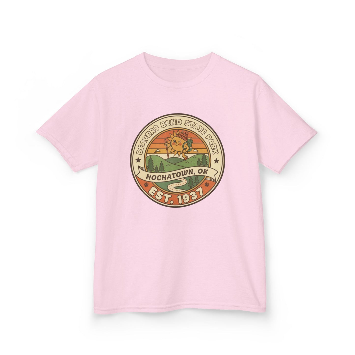 Vintage Beavers Bend State Park Kids Unisex Tee