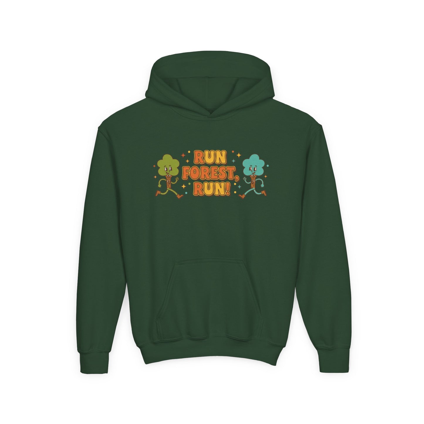 Run Forest Run Kids Unisex Hoodie
